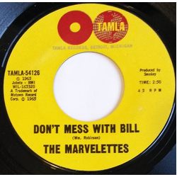 The Marvelettes Don't Mess With Bill Vinyl 7" USED