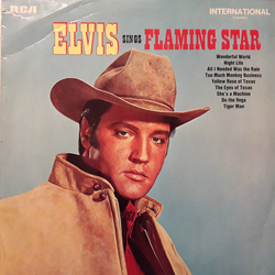 Elvis Presley Elvis Sings Flaming Star Vinyl LP USED