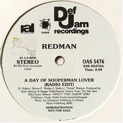 Redman A Day Of Sooperman Lover Vinyl 12" USED
