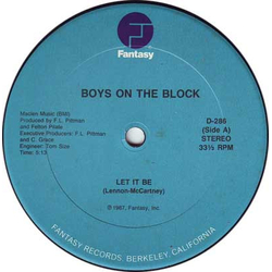 Boys On The Block Let It Be Vinyl 12" USED