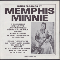 Memphis Minnie Blues Classics By Memphis Minnie Vinyl LP USED