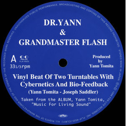 Dr. Yann / Grandmaster Flash Vinyl Beat Of Two Turntables With Cybernetics And Bio-Feedback Vinyl 12" USED