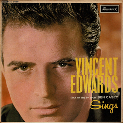 Vince Edwards (2) Vincent Edwards Sings Vinyl 7" USED