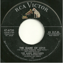 The Ames Brothers / Hugo Winterhalter's Orchestra And Chorus The Game Of Love Vinyl 7" USED