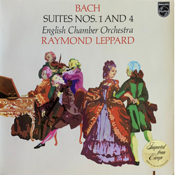 Johann Sebastian Bach / English Chamber Orchestra / Raymond Leppard Suites Nos. 1 And 4 Vinyl LP USED