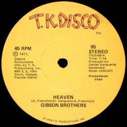 Gibson Brothers Heaven Vinyl 12" USED