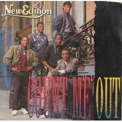 New Edition Count Me Out Vinyl 7" USED