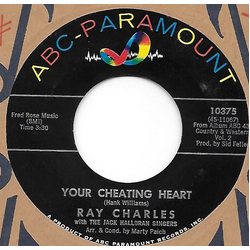 Ray Charles Your Cheating Heart / You Are My Sunshine Vinyl 7" USED