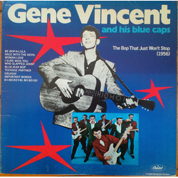 Gene Vincent & His Blue Caps The Bop That Just Won't Stop (1956) Vinyl LP USED