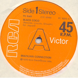 Brazilian Connection Black Coco Vinyl 12" USED