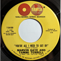 Marvin Gaye / Tammi Terrell You're All I Need To Get By /  Two Can Have A Party Vinyl 7" USED
