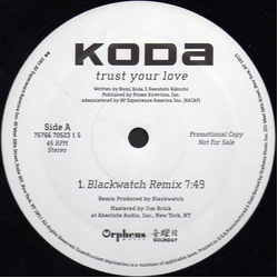 Kumi Koda Trust Your Love / Take Back (Blackwatch Remixes) Vinyl 12" USED
