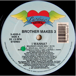 Brother Makes 3 I Wanna? Vinyl 12" USED