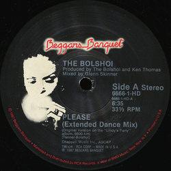 The Bolshoi Please Vinyl 12" USED