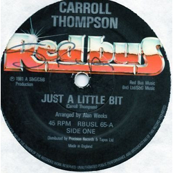 Carroll Thompson Just A Little Bit Vinyl 12" USED