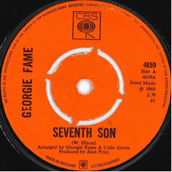 Georgie Fame Seventh Son Vinyl 7" USED