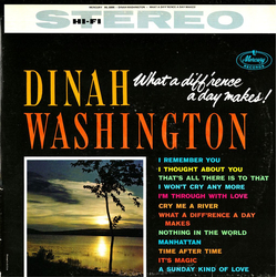 Dinah Washington What A Diff'rence A Day Makes! Vinyl LP USED