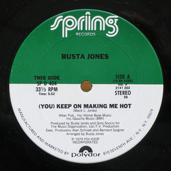Busta Jones (You) Keep On Making Me Hot Vinyl 12" USED