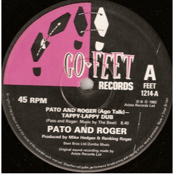Pato Banton / Ranking Roger Pato & Roger (Ago Talk) / Tappy Lappy Dub Vinyl 12" USED