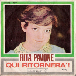 Rita Pavone Qui Ritornerà! Vinyl 7" USED