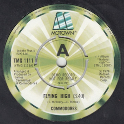 Commodores Flying High Vinyl 7" USED