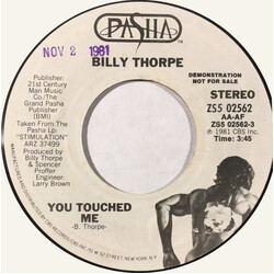 Billy Thorpe You Touched Me USED VINYL 7INCH 45 RPM PROMO STEREO MONO