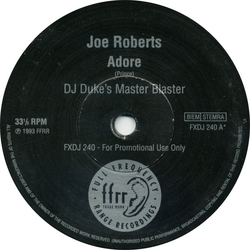 Joe Roberts Adore Vinyl 12" USED