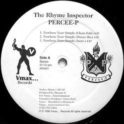 Percee P Nowhere Near Simple Vinyl 12" USED
