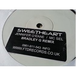 Jennifer O'Kane / MC Sel Sweetheart (Bradley G Remix) Vinyl 12" USED