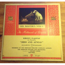 Kirsten Flagstad / Henry Purcell / Elisabeth Schwarzkopf / Geraint Jones (2) Dido And Aeneas Vinyl LP USED