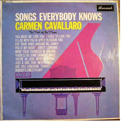 Carmen Cavallaro Songs Everybody Knows Vinyl LP USED