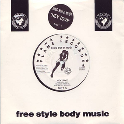 King Sun / D-Moet Hey Love Vinyl 7" USED