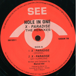 Hole In One X-Paradise The Remixes Vinyl 12" USED