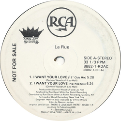 La Rue (5) I Want Your Love Vinyl 12" USED