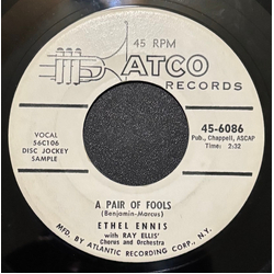 Ethel Ennis / Ray Ellis And His Orchestra And Chorus A Pair Of Fools / Got It In My Blood (To Love You) Vinyl 7" USED
