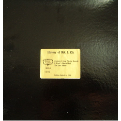 Rik L Rik History Of Rik L Rik Vinyl 3 LP Box Set USED