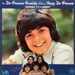 The DeFranco Family / Tony DeFranco Heartbeat, It's A Lovebeat Vinyl LP USED
