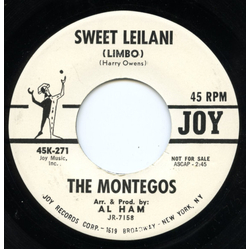 The Montegos Sweet Leilani / Take It Easy Vinyl 7" USED