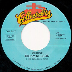 Ricky Nelson (2) Stood Up / Teenage Idol Vinyl 7" USED