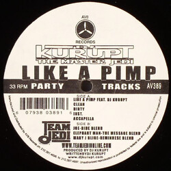 DJ Kurupt Like A Pimp USED VINYL 12INCH