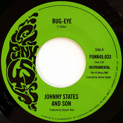 Johnny States And Son / Tommy Wills Bug-Eye / K.C. Drive Vinyl 7" USED