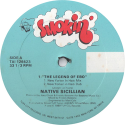 Native Sicillian The Legend Of Ebo Vinyl 12" USED
