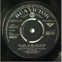 Hugo Montenegro, His Orchestra And Chorus The Good, The Bad And The Ugly Vinyl 7" USED