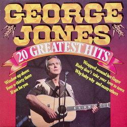 George Jones (2) 20 Greatest Hits Vinyl LP USED