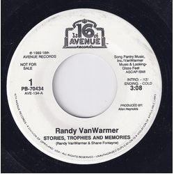 Randy Vanwarmer Stories, Trophies And Memories Vinyl 7" USED