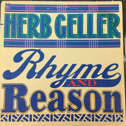 Herb Geller Rhyme And Reason Vinyl LP USED