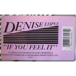 Denise Lopez If You Feel It Vinyl 12" USED