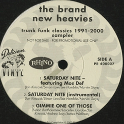 The Brand New Heavies Trunk Funk Classics 1991-2000 Sampler Vinyl 12" USED