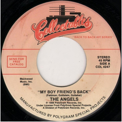 The Angels (3) / Dickey Lee My Boy Friend's Back / Patches Vinyl 7" USED
