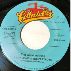 Gary Lewis & The Playboys This Diamond Ring USED VINYL 7INCH SINGLE